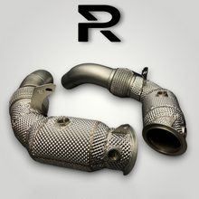 Laden Sie das Bild in den Galerie-Viewer, BMW M5 / M6 F01 F10 / F12 / F13 Downpipe 200 Zellen Kat